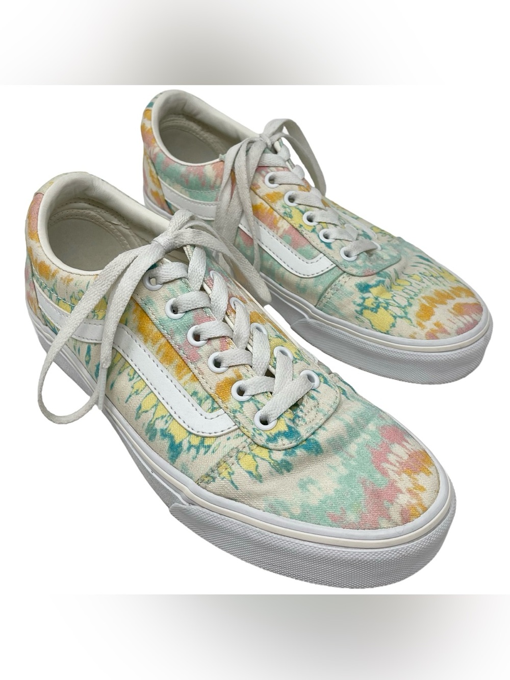 Vans Era Tie Dye Multi Color Low Top Lace Up Sneakers Women’s Size 8